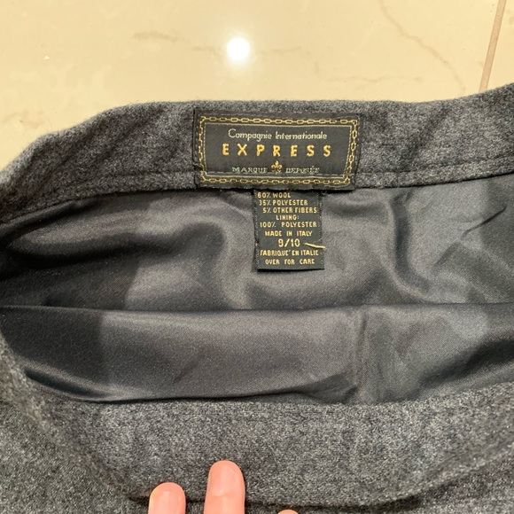 Express Wool Blended Mini Skirt - Picture 10 of 10